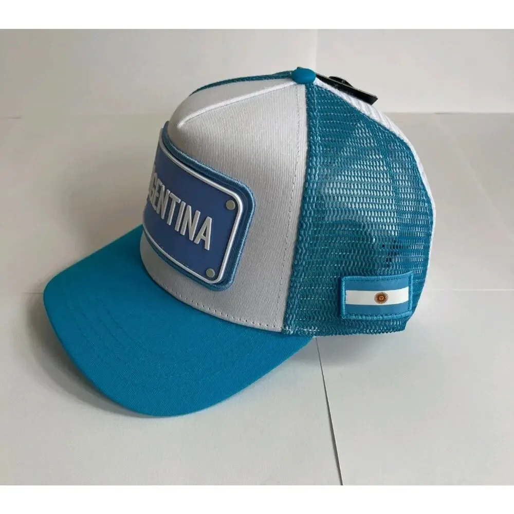 Official FIFA World Cup 2026 Argentina Trucker Hat Snapback Cap NWT Messi Team